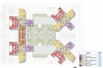 Project Image of 1750.0 - 2861.0 Sq.ft 3 BHK Apartment for buy in Prestige Ocean Pearl
