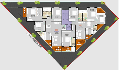 Project Image of 1382.0 - 2125.0 Sq.ft 3 BHK Apartment for buy in SL Abhilasha Niti