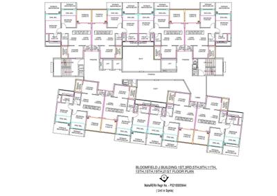 Project Image of 567.0 - 1070.79 Sq.ft 1 BHK Apartment for buy in Amit Bloomfield Phase III J And K Building