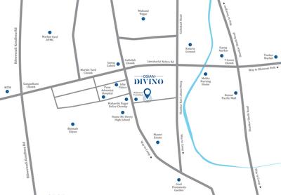 Project Image of 879.52 - 2271.42 Sq.ft 2 BHK Apartment for buy in Osian Divino
