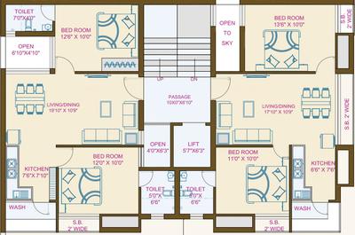 Project Image of 534.0 - 591.0 Sq.ft 2 BHK Apartment for buy in Shiv Apartment