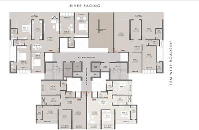 Project Image of 633.35 - 1277.89 Sq.ft 2 BHK Apartment for buy in Pioneer The Coastal Bay