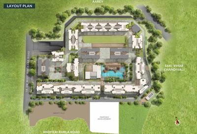 Project Image of 432.0 - 438.0 Sq.ft 1 BHK Apartment for buy in Sheth Vasant Oasis Carnation Bldg No 19