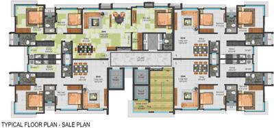 Project Image of 785.01 - 1240.0 Sq.ft 2 BHK Apartment for buy in Ajmera Manor