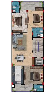 Project Image of 1197.0 - 1620.0 Sq.ft 3 BHK Builder Floor for buy in Goyal Signature Floor