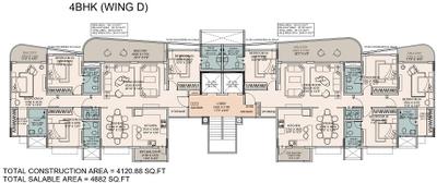 Project Image of 1539.78 - 1552.16 Sq.ft 4 BHK Apartment for buy in Nyati Defence Enclave I