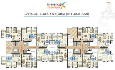 Project Image of 650.0 - 1546.0 Sq.ft 2 BHK Apartment for buy in Embassy Residency