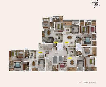 Project Image of 1140.0 - 1747.0 Sq.ft 2 BHK Apartment for buy in Downtown By Varma
