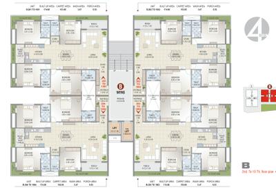 Project Image of 1558.29 - 1662.06 Sq.ft 3 BHK Apartment for buy in Reva Sanskruti Sangath