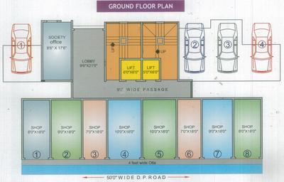Project Image of 392.0 - 543.0 Sq.ft 1 BHK Apartment for buy in Shubham Shree Hari Darshan Building No 7