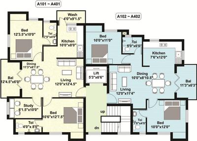 Project Image of 1013.0 - 1324.0 Sq.ft 2 BHK Apartment for buy in Shirdi Whitefield Maximum