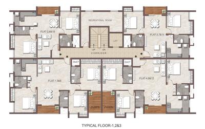 Project Image of 638.0 - 985.0 Sq.ft 2 BHK Apartment for buy in Jain Anukriti