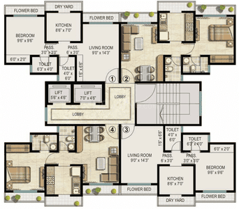 Project Image of 950 Sq.ft 2 BHK Apartment / Flat for sale in Virar West for Rs. 4350000
