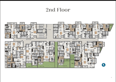 Project Image of 759.83 - 1213.96 Sq.ft 2 BHK Apartment for buy in SKAV Madhura