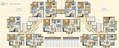 Project Image of 1220.0 - 1580.0 Sq.ft 2 BHK Apartment for buy in Columbia Belleza