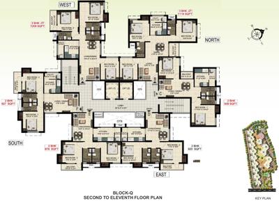 Project Image of 913.0 - 1205.0 Sq.ft 2 BHK Apartment for buy in Real Padmasri