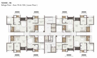 Project Image of 596.54 - 1488.86 Sq.ft 1 BHK Apartment for buy in Gera Island Of Joy Project B
