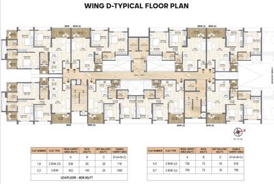 Project Image of 638.0 - 922.0 Sq.ft 2 BHK Apartment for buy in Arun Sanctum