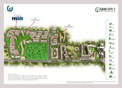 Project Image of 1060.0 - 1345.0 Sq.ft 2 BHK Apartment for buy in Gaursons Hi Tech Galaxy Royale