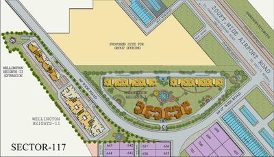 Project Image of 1287 Sq.ft 2 BHK Apartment / Flat for sale in Sector 117 for Rs. 7960000