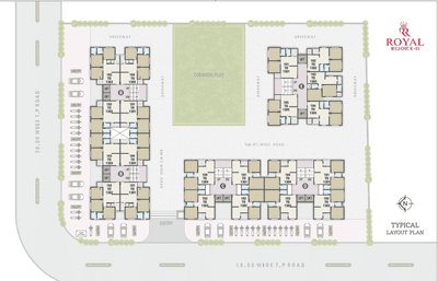Project Image of 535.0 - 660.0 Sq.ft 2 BHK Apartment for buy in Adira Royal Rejoice 2