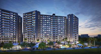 Project Image of 691.0 - 1002.0 Sq.ft 2 BHK Apartment for buy in Krisna Nirmaan Amorapolis C Wing