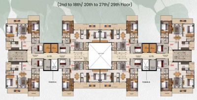 Project Image of 1410.0 - 1559.0 Sq.ft 3 BHK Apartment for buy in JMS Silver Living