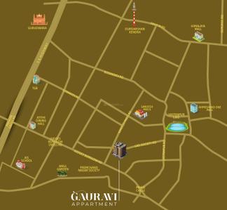 Project Image of 1850.0 - 2050.0 Sq.ft 3 BHK Apartment for buy in Keshav Gauravi Apartment