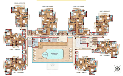 Project Image of 2484.21 - 6301.14 Sq.ft 3 BHK Apartment for buy in Ekana Ontario R3
