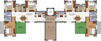 Project Image of 1515 Sq.ft 3 BHK Apartment / Flat for sale in Rajarhat for Rs. 8000000