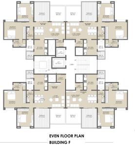 Project Image of 621.0 - 689.0 Sq.ft 2 BHK Apartment for buy in Orange Royal Orange County F Wing