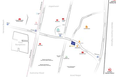 Project Image of 740 Sq.ft 2 BHK Apartment / Flat for sale in Andheri West for Rs. 25000000