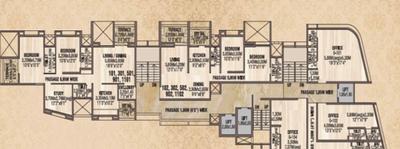 Project Image of 643.9 - 749.71 Sq.ft 2 BHK Apartment for buy in Haware Grand Heritage