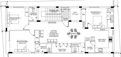 Prabha Padma Flats Padma Flats Cluster Plan For Typical Floor Plan 1