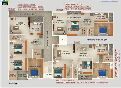 Devarakonda Divine Divine Cluster Plan 1