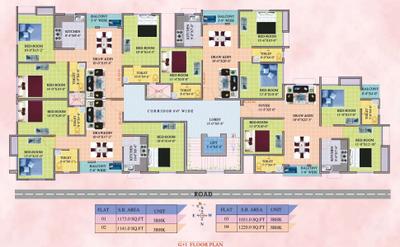 Project Image of 1031.0 - 1387.0 Sq.ft 3 BHK Apartment for buy in Srijan Buildcon Heritage