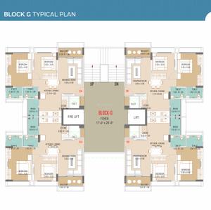 Project Image of 614.51 - 846.8 Sq.ft 2 BHK Apartment for buy in Ridham Karnavati Apartment 7