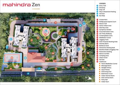 Project Image of 1872.0 - 2400.0 Sq.ft 3 BHK Apartment for buy in Mahindra Lifespaces Zen