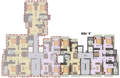 Project Image of 0.0 - 1188.0 Sq.ft 3 BHK Apartment for buy in Nidhaan Clover B
