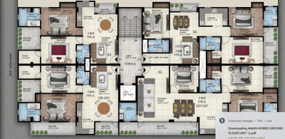 Project Image of 1550 Sq.ft 3 BHK Apartment / Flat for sale in Sector 107 for Rs. 7750000