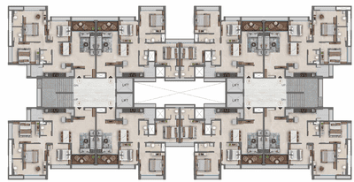 Project Image of 2238.0 - 2528.66 Sq.ft 3 BHK Apartment for buy in Adani Embrace