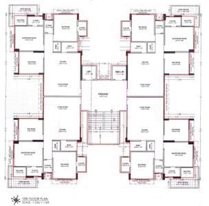Project Image of 664.56 - 885.12 Sq.ft 2 BHK Apartment for buy in Madhav Sky Homes