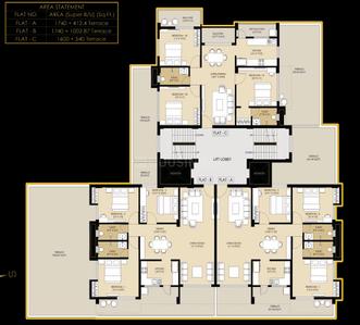 Project Image of 1600.0 - 1740.0 Sq.ft 3 BHK Apartment for buy in Nisith Oak Serenity