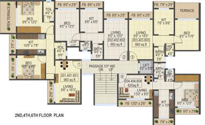Project Image of 263.0 - 1239.0 Sq.ft 1 RK Apartment for buy in Suvarna Dattaram Tower