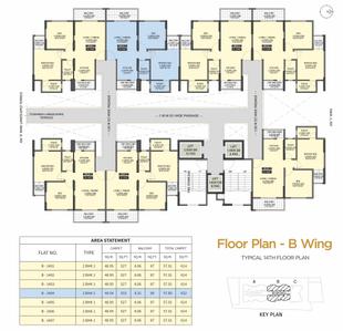 Project Image of 527.0 - 622.69 Sq.ft 2 BHK Apartment for buy in Krisala 41 Evoke Building B