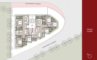 Project Image of 1239.36 - 1257.66 Sq.ft 3 BHK Apartment for buy in HR Erica