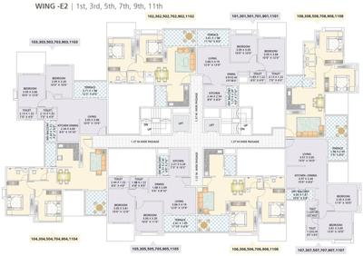 Project Image of 483.0 - 598.0 Sq.ft 2 BHK Apartment for buy in Nirman Viva Wing E2