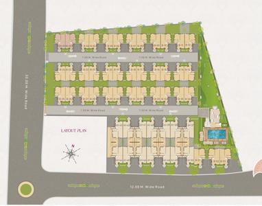 Project Image of 2500.0 - 3000.0 Sq.ft 4 BHK Villa for buy in Akruti Ria Grand Villa
