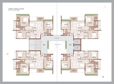 Project Image of 931.83 - 1331.28 Sq.ft 3 BHK Apartment for buy in Shreeji Anantara Galleria And Anantara