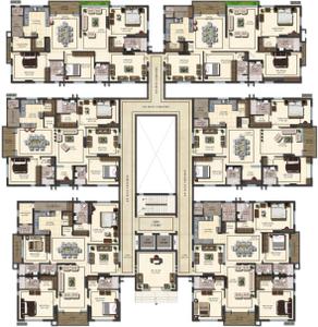 Project Image of 2450.0 - 3050.0 Sq.ft 3 BHK Apartment for buy in Kamalas White House Celestia